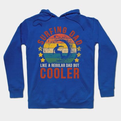 Surfing Dad Funny Vintage Surfing Fathers Day Gift Hoodie Official Surfing Merch