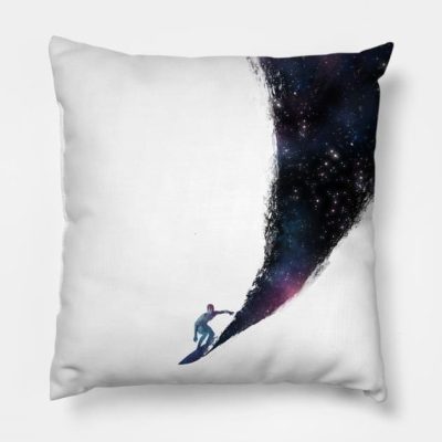 Surfing The Universe Final Throw Pillow Official Surfing Merch