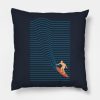 Surfing Lines Throw Pillow Official Surfing Merch