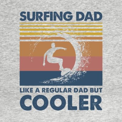 Surfing Dad Vintage Gift Fathers Day Tank Top Official Surfing Merch