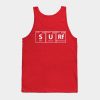 Surfing S U Rf Periodic Elements Spelling Tank Top Official Surfing Merch