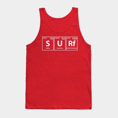 Surfing S U Rf Periodic Elements Spelling Tank Top Official Surfing Merch