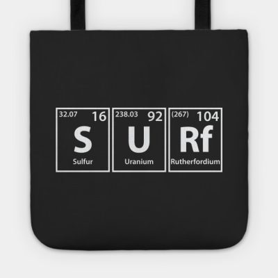 Surfing S U Rf Periodic Elements Spelling Tote Official Surfing Merch