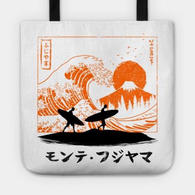 Surfing The Wave In Japan Tote Official Surfing Merch