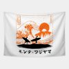 Surfing The Wave In Japan Tapestry Official Surfing Merch