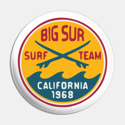 Big Sur Surfing Team Pin Official Surfing Merch