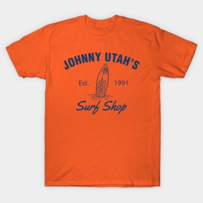 Johnny Utahs Surfing Shop T Shirt Point Break Movie T-Shirt Official Surfing Merch