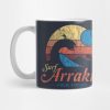 Visit Arrakis Vintage Distressed Surfing Dune Sci Fi Mug Official Surfing Merch