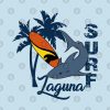 Surfing Laguna Throw Pillow Official Surfing Merch