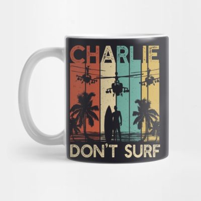 Charlie Dont Surfing Military Vietnam War Apocalypse Mug Official Surfing Merch