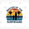 Surfinger Surfingboard Summer Beach With Palm Trees Tapestry Official Surfing Merch