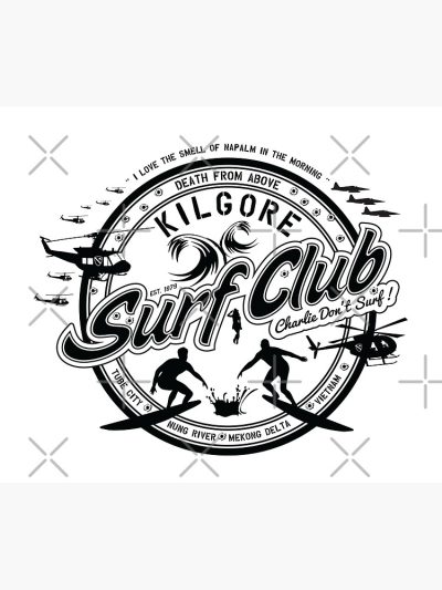 Kilgore Surfing Club Tapestry Official Surfing Merch