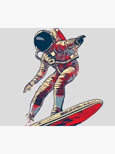 Astronaut Surfing Tapestry Official Surfing Merch