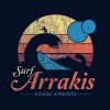 Visit Arrakis - Vintage Distressed Surfing - Dune - Sci Fi Tote Bag Official Surfing Merch