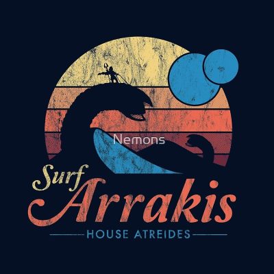 Visit Arrakis - Vintage Distressed Surfing - Dune - Sci Fi Tote Bag Official Surfing Merch