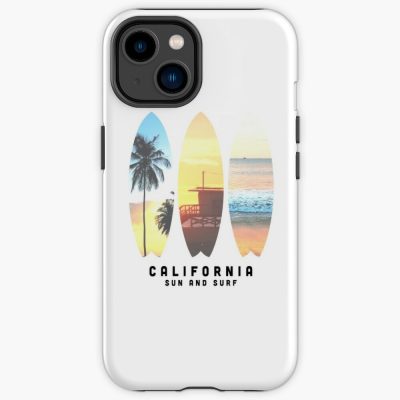 Old School Sticker California Surfing Board Iphone Case Official Surfing Merch