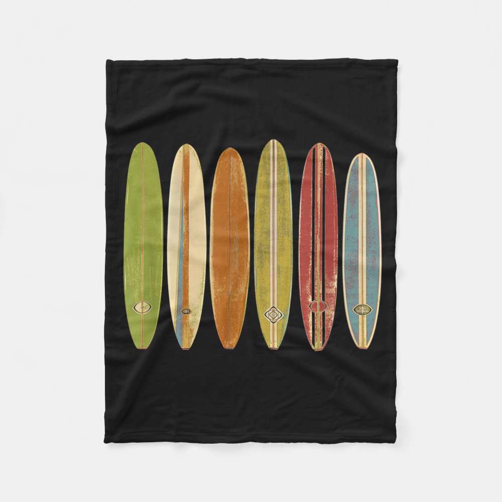 longboard surfboards vintage retro style surfing fleece blanket r339fb09e8c0942f4bf264e431ad2b3be zkhkh 1000 - Surfing Gifts