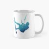 Kite Surfing Woman Ombre Blue Silhouette Mug Official Surfing Merch