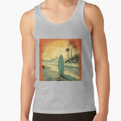 Surfing Holiday Vintage Tank Top Official Surfing Merch