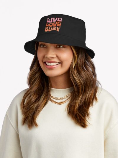 Live Love Surfing Bucket Hat Official Surfing Merch