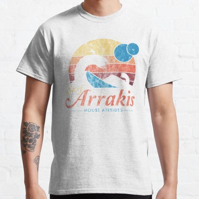 Visit Arrakis - Vintage Distressed Surfing - Dune - Sci Fi T-Shirt Official Surfing Merch