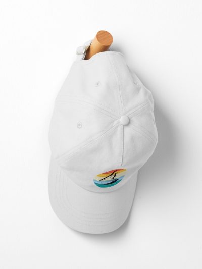 Wing Foiling Surfing Vintage Retro Sunset Cap Official Surfing Merch