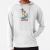 Retro Surfinger Girl Riding Wave Hoodie Official Surfing Merch