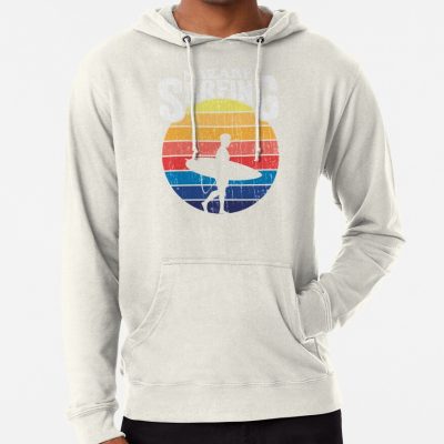 Nazare Surfing Surfing Vintage Sunset Hoodie Official Surfing Merch