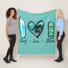 surf love skate fleece blanket r07865f16eb954a8b917bdf43265f2aa2 ee3yx 8byvr 1000 - Surfing Gifts