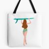 Surfinger Girl Tote Bag Official Surfing Merch