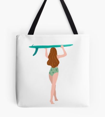 Surfinger Girl Tote Bag Official Surfing Merch