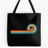 Surfinger Vintage Wave Surfing Surfing Beach Tote Bag Official Surfing Merch