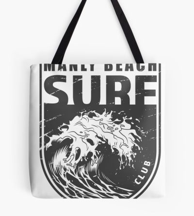 Manly Beach Surfing Club Australia Emblem Tote Bag Official Surfing Merch