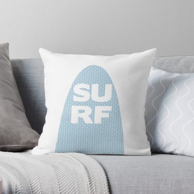 Surfing Throw Pillow Official Surfing Merch