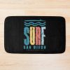 Surfing In San Diego Bath Mat Official Surfing Merch