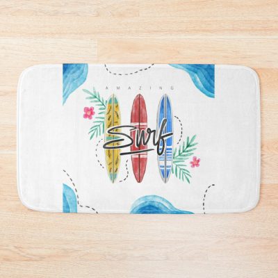 Amazing Surfing Bath Mat Official Surfing Merch