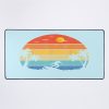 Vintage Surfinger Retro Surfing Beach Surfing Mouse Pad Official Surfing Merch