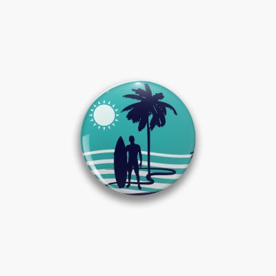 Born To Surfing Pin Official Surfing Merch