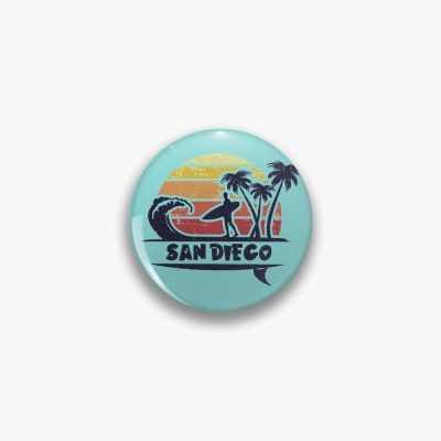 San Diego Surfing Beach Pin Official Surfing Merch