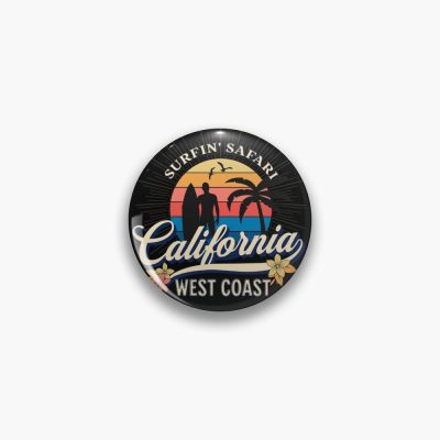 Copy Of Summer Beach Vintage Surfingin Safari California Surfing Pin Official Surfing Merch