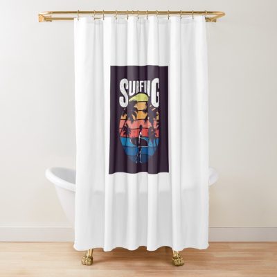 Shower Curtain Official Surfing Merch