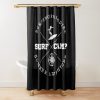 Surfing Camp Summer Adventure Shower Curtain Official Surfing Merch