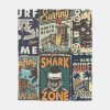vintage colorful surfing posters set with surf bus fleece blanket rb1ca64a4032048b6812b01b6c3b11f91 zke88 1000 - Surfing Gifts