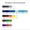 tank top color chart - Surfing Gifts