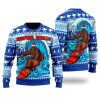 bigfoot surfing swells ugly christmas sweater men women gift for christmas 600x600 1 - Surfing Gifts