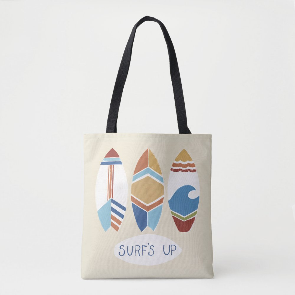 Surfing’S Up! Surfingboards Tote Bag