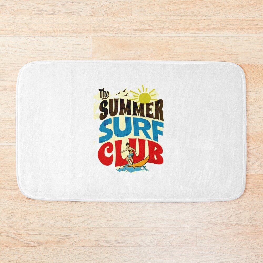 The Summer Surfing Club Bath Mat